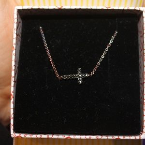 black stone necklace